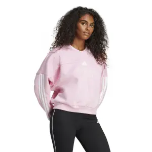 Sweatshirt med fleece 3 striber til kvinder adidas Tiro image-2