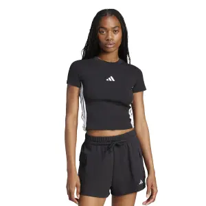 Slank T-shirt voor dames adidas Essentials 3-Stripes Baby image-1
