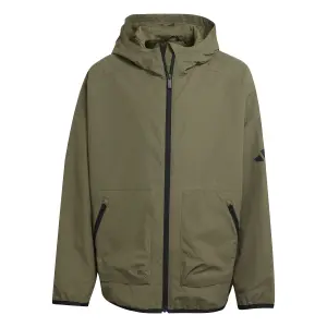 Regenjacke mit Kapuze für Kinder adidas Utility image-0