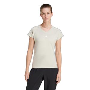 T-shirt com decote em V para mulher adidas Aeroready Essentials image-1