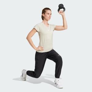 T-shirt com decote em V para mulher adidas Aeroready Essentials image-2