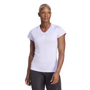 T-shirt com decote em V para mulher adidas Aeroready Train Essentials Minimalnding image-1