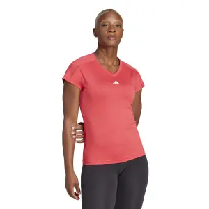 Camiseta de mujer con cuello de pico adidas Aeroready Essentials image-1