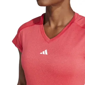 Camiseta de mujer con cuello de pico adidas Aeroready Essentials image-4
