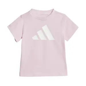 Conjunto de t-shirt e calções para crianças adidas Essentials image-1