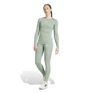 Långärmad T-shirt för kvinnor adidas Techfit image-2