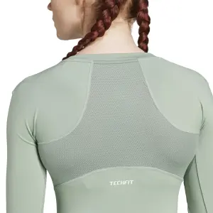 Långärmad T-shirt för kvinnor adidas Techfit image-5