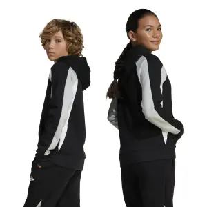 Felpa con cappuccio per bambini adidas Seasonal Essentials Colorblock Fleece image-5