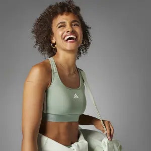 Biustonosz dla kobiet adidas Powerreact Medium Support Hyperglam image-4