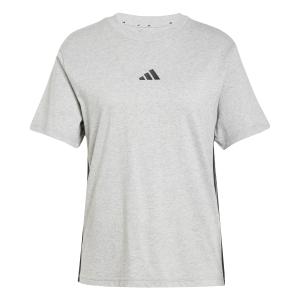 jd0845-katoenen-dames-t-shirt-adidas-essentials-3-stripes-grijs-zwart