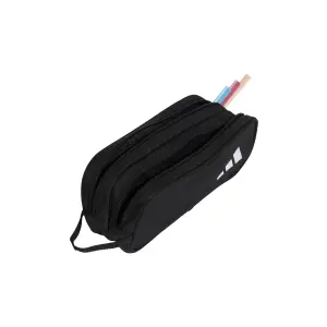 Pencil case with 2 zippers for kids adidas image-3