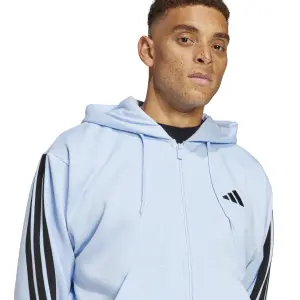 Hooded sweatshirt adidas Essentials 3-Stripes Fleece image-4