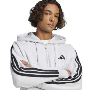 Hooded sweatshirt adidas Essentials Three Stripes image-4