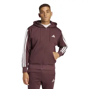 Camisola com capuz adidas Essentials 3-Stripes Fleece image-1