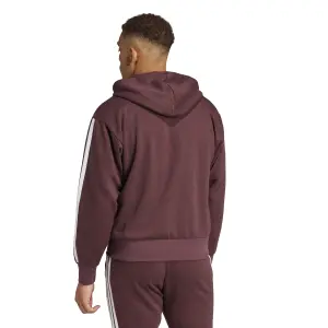 Camisola com capuz adidas Essentials 3-Stripes Fleece image-3