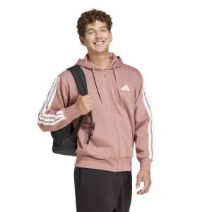 Camisola com capuz adidas Essentials 3-Stripes Fleece image-2