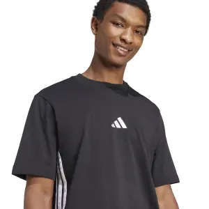 T-shirt i enkel jersey adidas Essentials 3-Stripes image-4