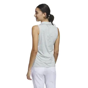 Damespolo zonder mouwen adidas Ultimate365 Jacquard image-4