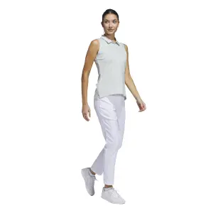 Damespolo zonder mouwen adidas Ultimate365 Jacquard image-2