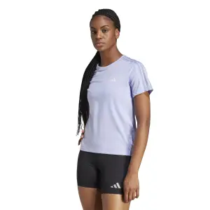 T-shirt de mulher adidas Own the Run 3-Stripes image-2