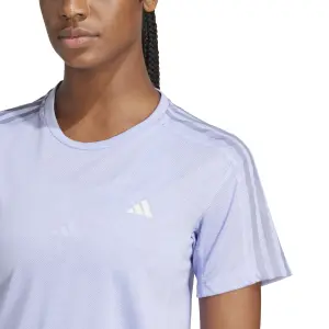T-shirt de mulher adidas Own the Run 3-Stripes image-4
