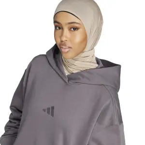 Sweatshirt med huva för kvinnor adidas All SZN image-4