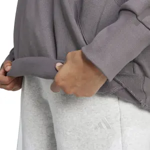 Sweatshirt med huva för kvinnor adidas All SZN image-5