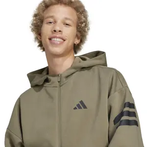 Sudadera con capucha y cremallera adidas Future Icons 3-Stripes image-3