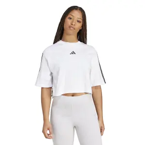 Women's cotton T-shirt adidas Essentials 3-Stripes image-1