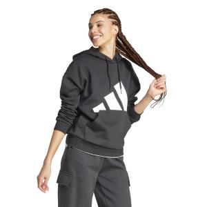 Felpa in pile con cappuccio da donna adidas Essentials Big Logo image-2