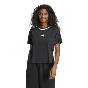 Camiseta de algodón para mujer adidas Essentials Color Pop image-1