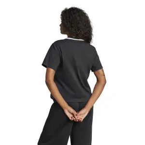 Camiseta de algodón para mujer adidas Essentials Color Pop image-3