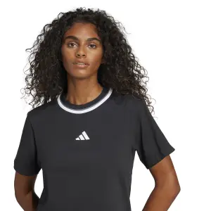 Camiseta de algodón para mujer adidas Essentials Color Pop image-4