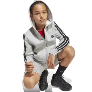 Sudadera con capucha y cremallera infantil adidas Essentials image-3