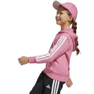 Sudadera con capucha y cremallera infantil adidas Essentials image-6