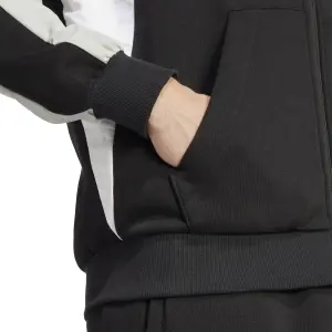 Sweatshirt com capuz e fecho de correr adidas Essentials Colorblock image-5