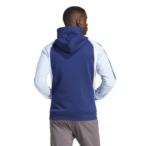Sweatshirt com capuz e fecho de correr adidas Seasonal Essentials Colorblock image-3