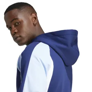 Sweatshirt com capuz e fecho de correr adidas Seasonal Essentials Colorblock image-5