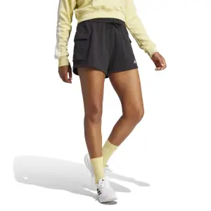 Shorts med cargo-lommer til kvinder adidas Essentials Small Logo Feelcozy image-2