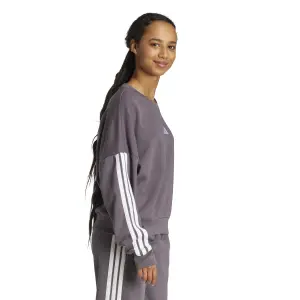 Felpa da donna adidas Essentials 3-Stripes French Terry image-3