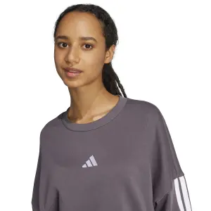 Felpa da donna adidas Essentials 3-Stripes French Terry image-4