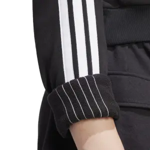 Short hooded sweatshirt women's French terry adidas Essentials 3-Stripes image-6