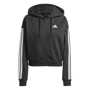 je0052-damescapuchon-met-volledige-rits-adidas-essentials-3-stripes-zwart-wit