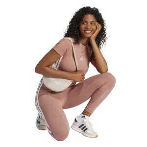 Leggings de algodón para mujer adidas Essentials 3-Stripes image-3