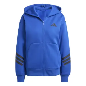 Sudadera con capucha con cremallera de 3 bandas para mujer adidas future icons image-0