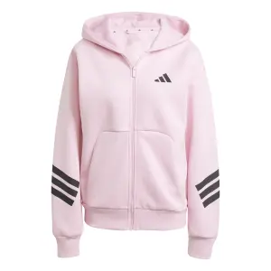 Hættetrøje med lynlås til kvinder adidas 3-Stripes Future Icons image-1