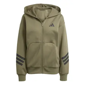 Damen Hoodie mit Reißverschluss und 3 Streifen adidas future icons image-0