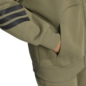 Damen Hoodie mit Reißverschluss und 3 Streifen adidas future icons image-5