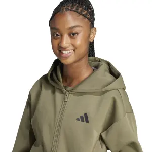 Damen Hoodie mit Reißverschluss und 3 Streifen adidas future icons image-4
