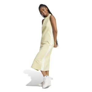 Vestido largo de espalda nadadora para mujer adidas Essentials 3-Stripes image-3